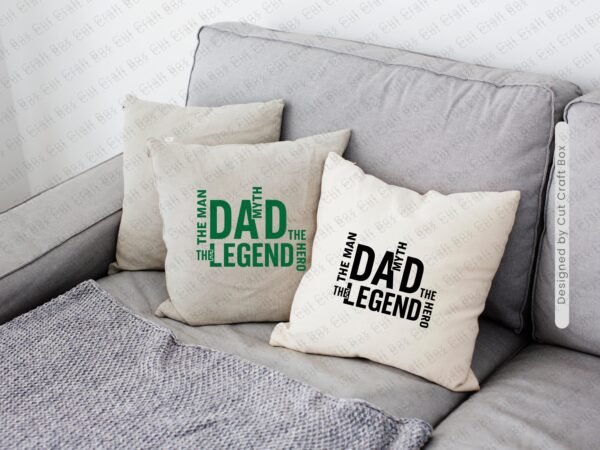 Dad The Legend SVG Png Eps Jpg Pdf Dxf Bundle | Fatherâ€™s Day Quote Cut File | Cricut Silhouette Printable Design | Dad Gift Sublimation