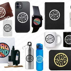 Rad Dad Svg Png Jpg Pdf | Retro Fatherâ€™s Day Cut File | Vintage Groovy Shirt Design | Multicolor Sublimation Clipart | Cricut | Silhouette