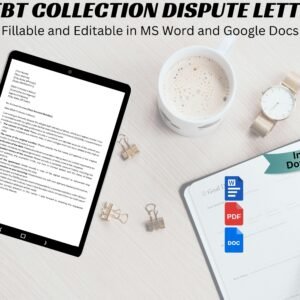 Debt Collection Dispute Letter Debt Validation Letter Debt Dispute Letter Collector Dispute Debt Collector Dispute Template Credit Report