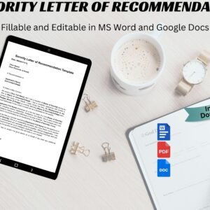 Sorority Recommendation Letter Sorority Letter of Recommendation Sorority Recruitment Letter Support LOR / LOS Character Reference letter